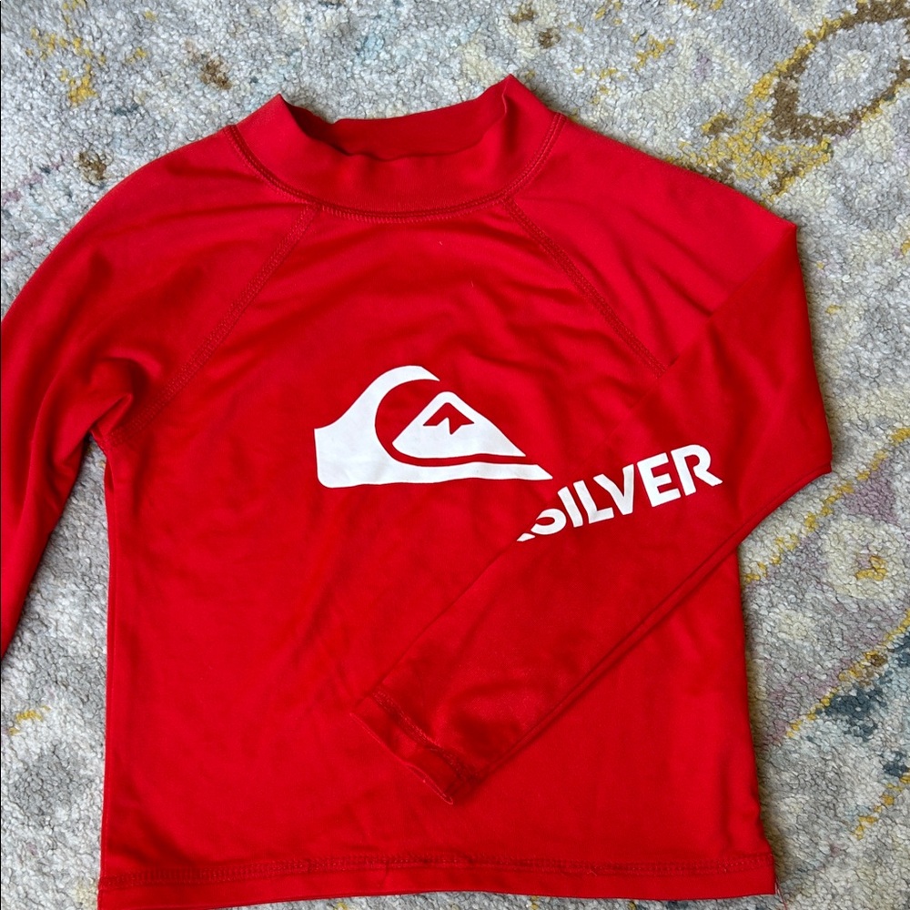 Quiksilver Bold Red Rash Guard